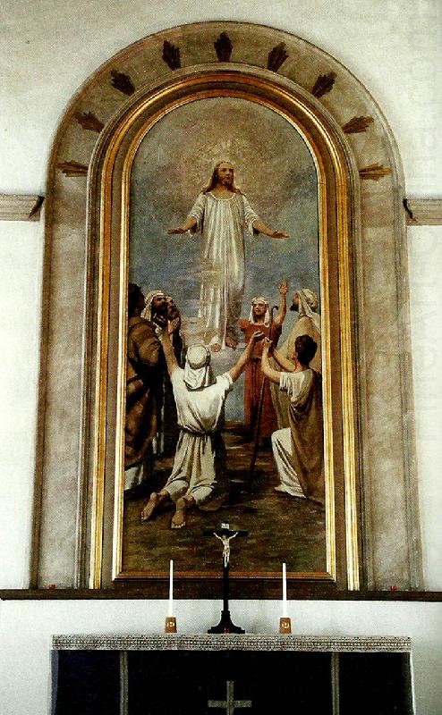 johan krouthen kristus bland larjungarna pa himmelsfardsberget oil painting picture